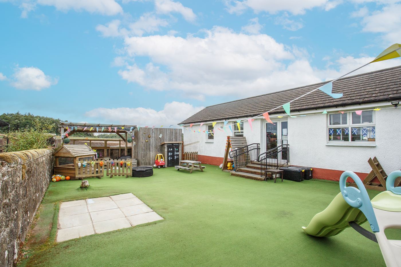 Outdoor play area