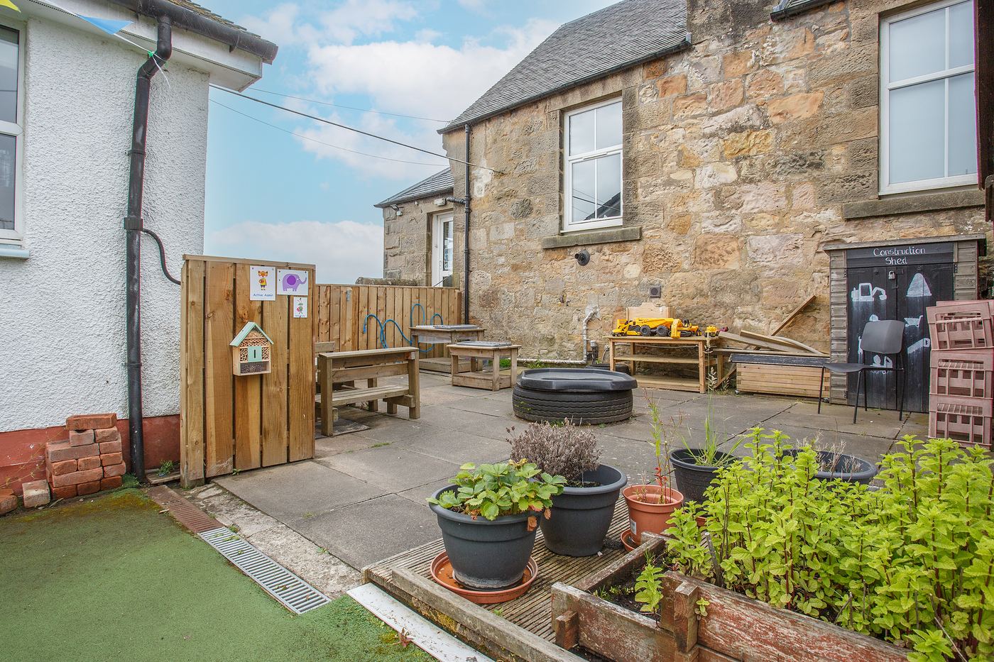 Outdoor learning area